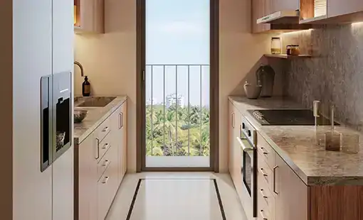 Codename Beyond The Greens Mumbai Kitchen